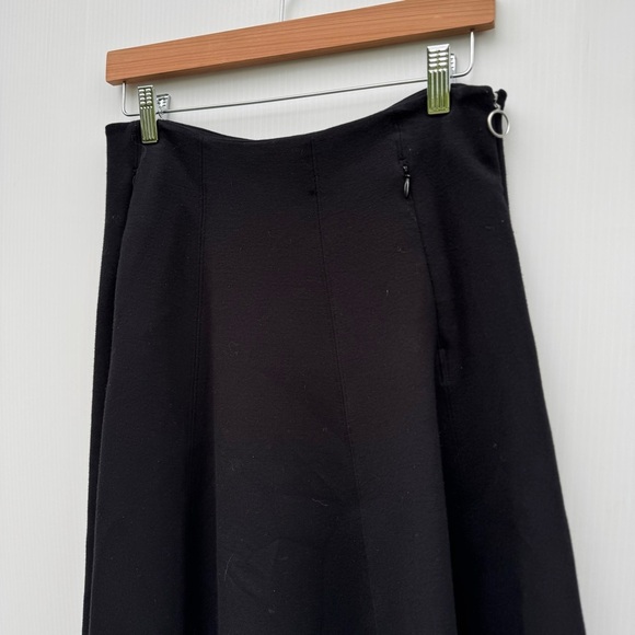 T by Alexander Wang Black Midi Skirt with pockets - Picture 3 of 8